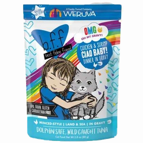 Weruva BFF OMG Ciao Baby! Chicken & Shrimp Pouch
