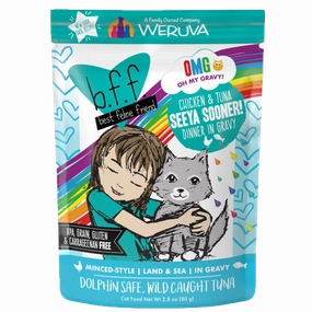 Weruva BFF OMG Seeya Sooner! Chicken & Tuna Pouch