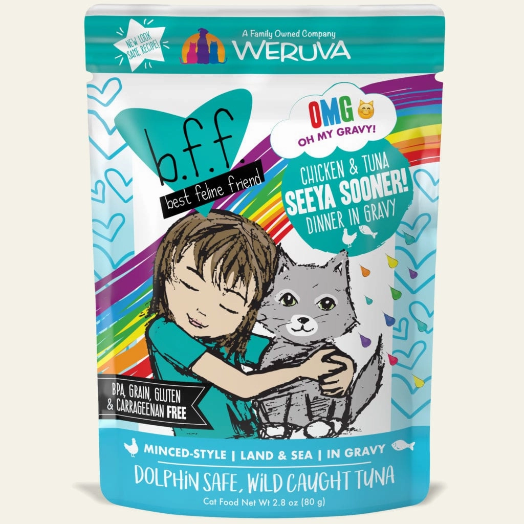 Weruva BFF OMG Seeya Sooner! Chicken & Tuna Pouch