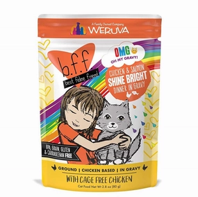 Weruva BFF OMG Shine Bright Chicken & Salmon Pouch