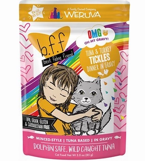 Weruva BFF OMG Tuna & Turkey Tickles Pouch
