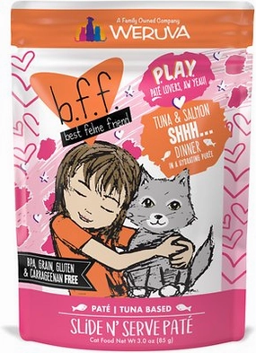 Weruva BFF PLAY SHHH! Tuna & Salmon Pouch