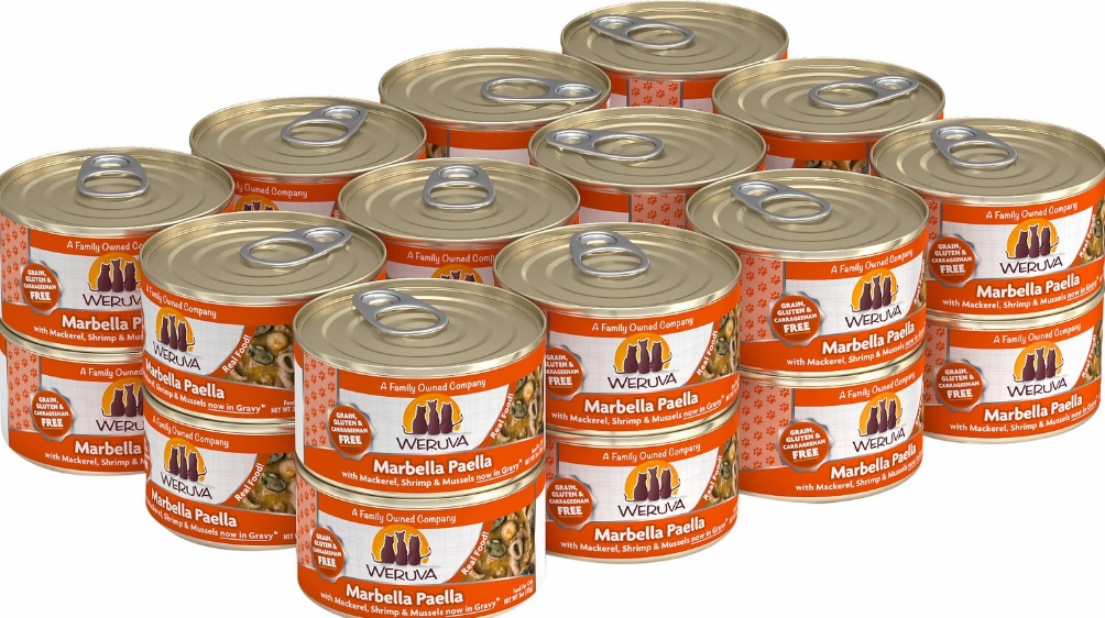 Weruva Cat Grain-Free Marbella Paella with Mackerel, Shrimp & Mussels