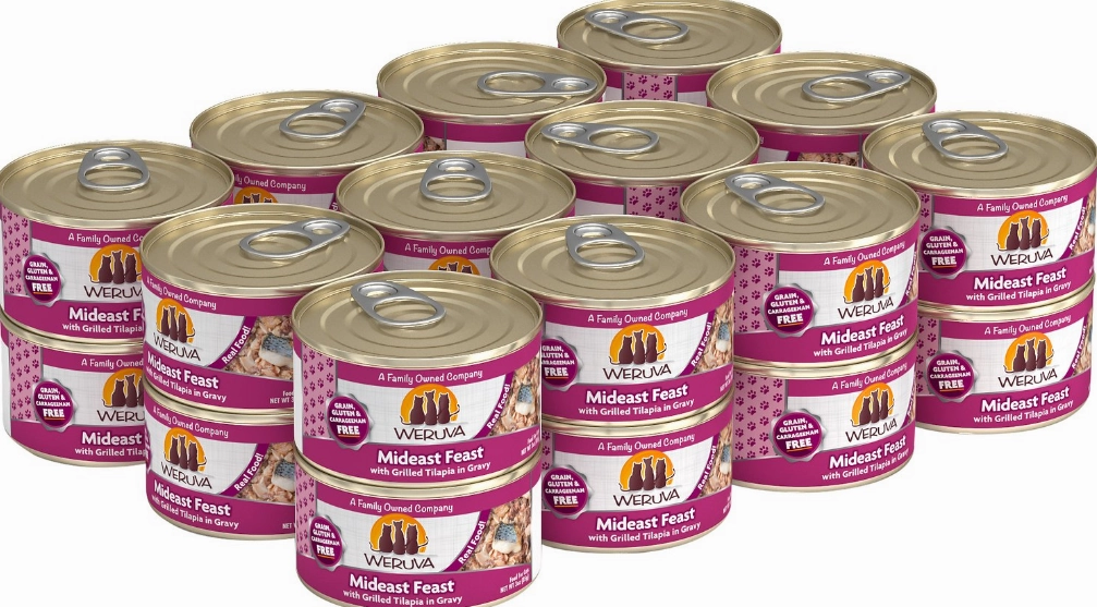 Weruva Cat Grain-Free Mideast Feast with Grilled Tilapia in Gravy