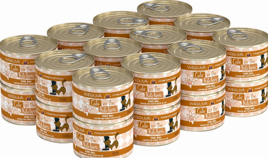 Weruva Cats in the Kitchen Fowl Ball Chicken & Turkey Au Jus