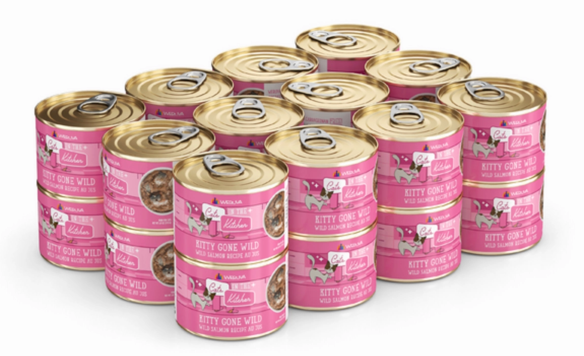 Weruva Cats in the Kitchen Kitty Gone Wild Salmon Au Jus