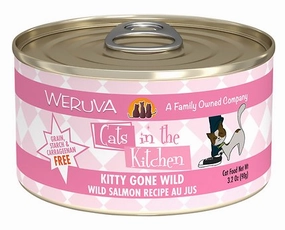 Weruva Cats in the Kitchen Kitty Gone Wild Salmon Au Jus