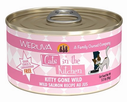 Weruva Cats in the Kitchen Kitty Gone Wild Salmon Au Jus