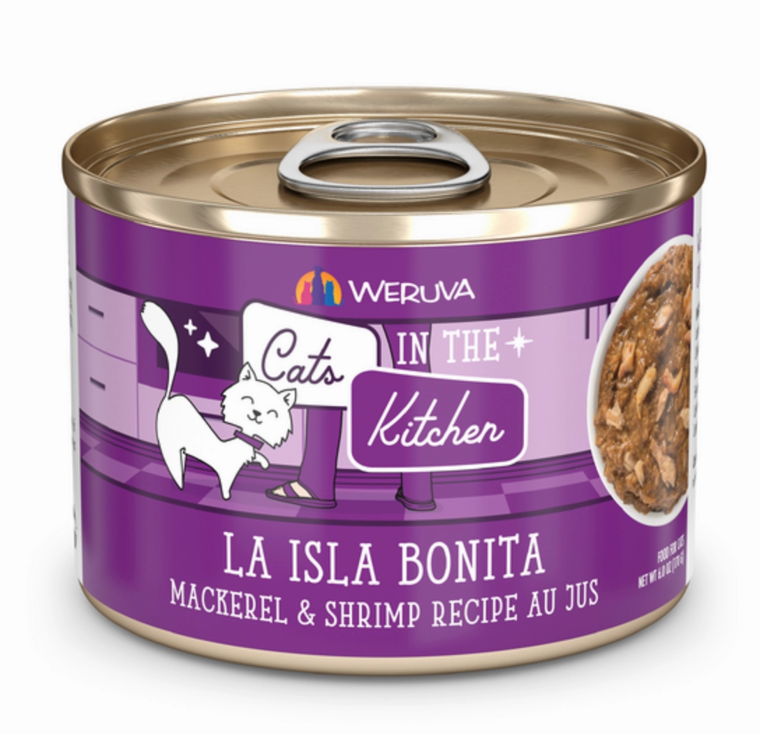 Weruva Cats in the Kitchen La Isla Bonita Mackerel & Shrimp Au Jus