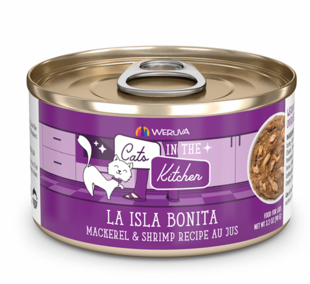 Weruva Cats in the Kitchen La Isla Bonita Mackerel & Shrimp Au Jus