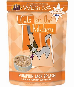 Weruva Cats in the Kitchen Pumpkin Jack Splash Tuna in Pumpkin Soup Pouch