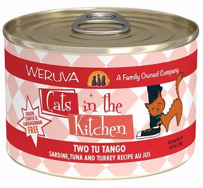 Weruva Cats in the Kitchen Two Tu Tango Sardine, Tuna & Turkey Au Jus