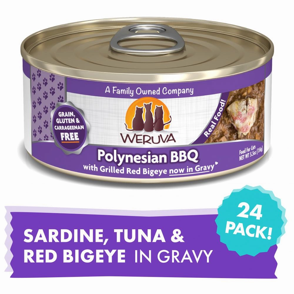 Weruva Polynesian BBQ With Grilled Red Big Eye Canned Cat Food