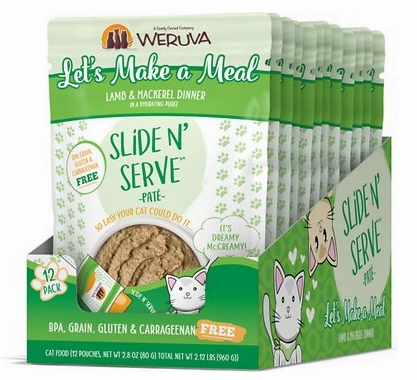 Weruva Slide N' Serve Let's Make a Meal Lamb & Mackerel Pouch