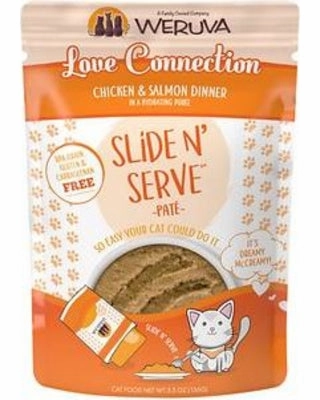 Weruva Slide N' Serve Love Connection Chicken & Salmon Pate
