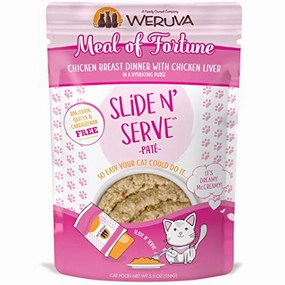 Weruva Slide N' Serve Meal of Fortune Chicken Breast Dinner With Chicken Liver Pate
