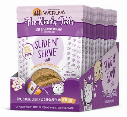 Weruva Slide N' Serve The Newly Feds Beef & Salmon Pate