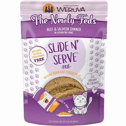 Weruva Slide N' Serve The Newly Feds Beef & Salmon Pate