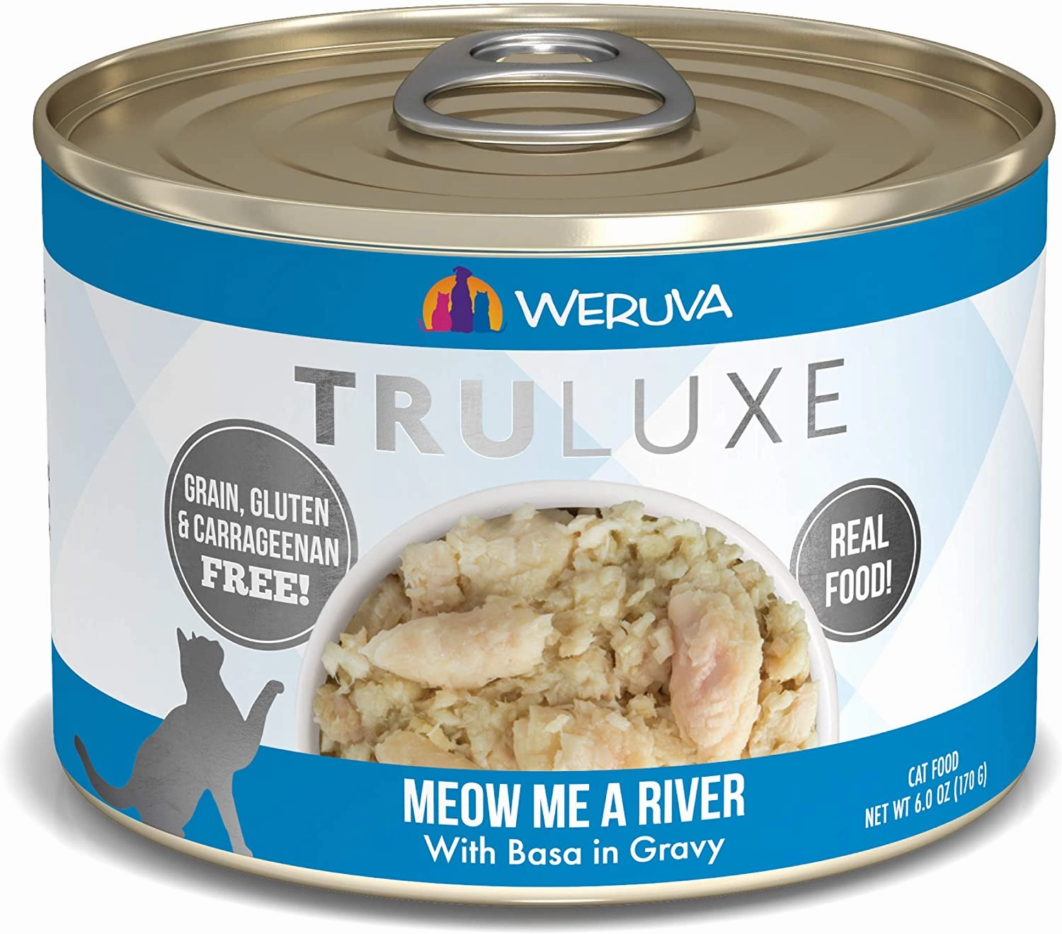 Weruva TruLuxe Meow Me A River with Basa in Gravy