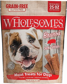 Wholesome Bruno's Pork Jerky Strips 25 oz.