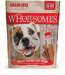 Wholesome Bruno's Pork Jerky Strips 25 oz.