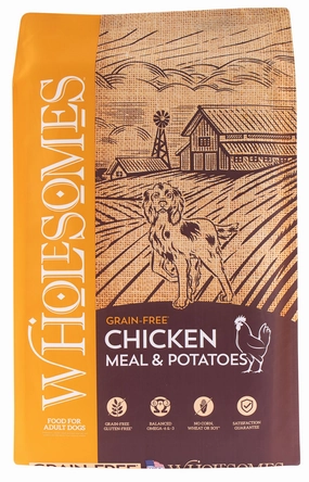 Wholesomes Chicken Meal & Potatoes Grain-Free Dry Dog Food 35 lb