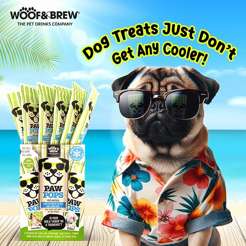 Woof & Brew Ice Paw Pops Dog Treat