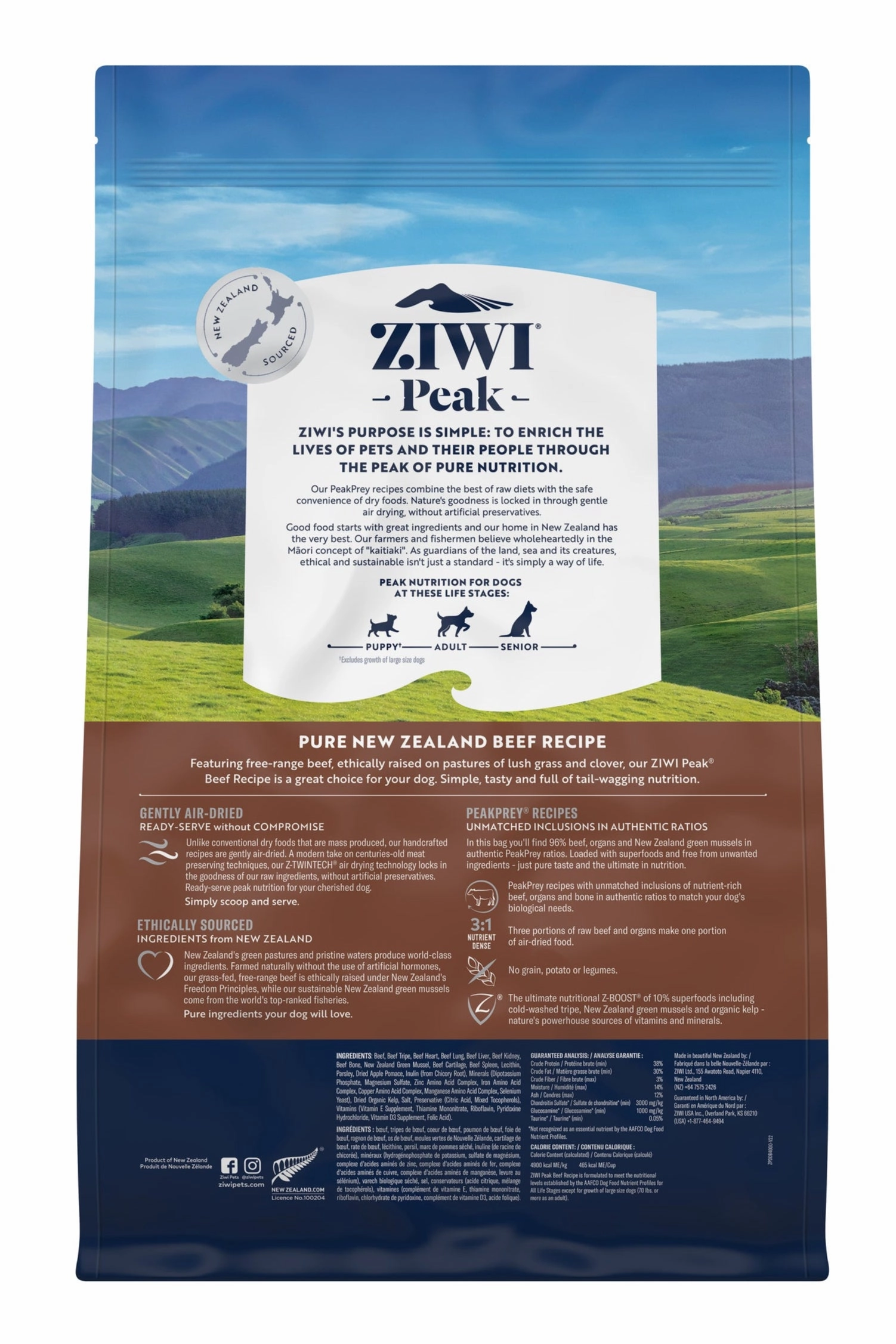 ZIWI Air Dried Beef Dog Food